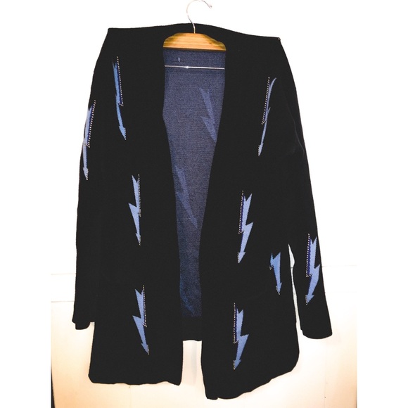 Sandro Sweaters - SANDRO JUSTE Lightning Bolt Cashmere Cardigan ⚡️🤩